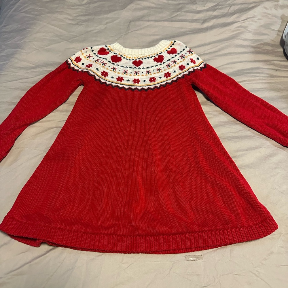 Hanna Andersson Cream Knit with Festive Accents